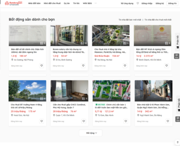 Dự Án Thiết Kế Website Bất Động Sản